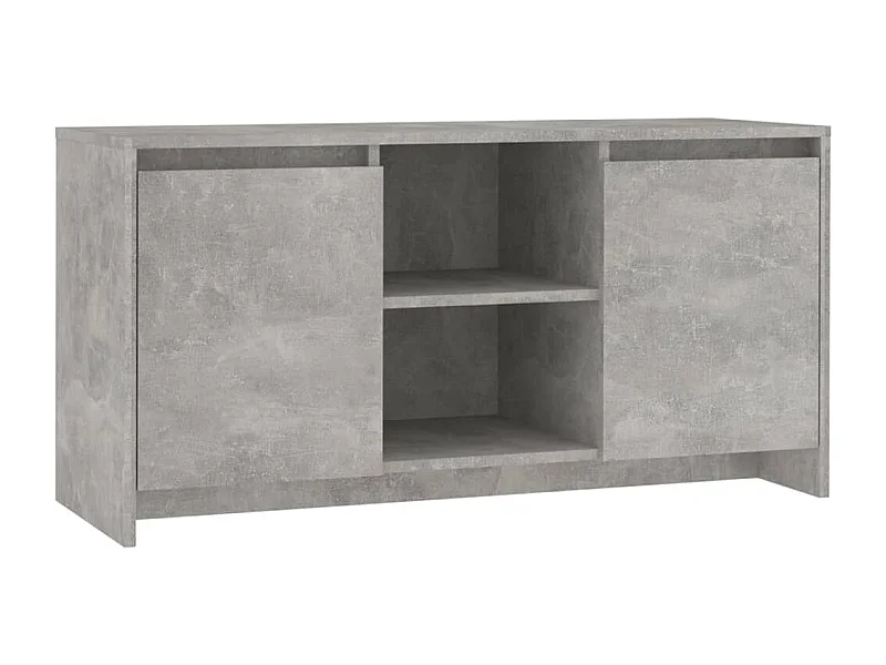 Meuble TV Gris béton 102x37,5x52,5