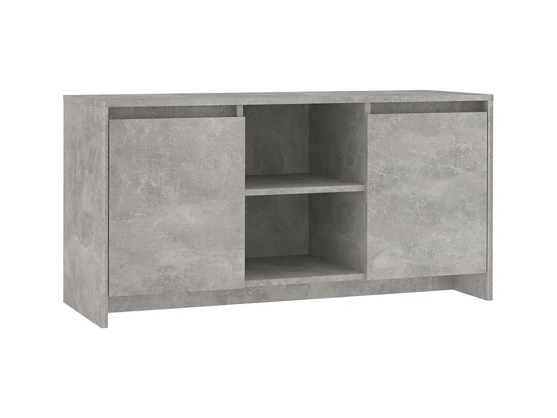 Meuble TV Gris béton 102x37,5x52,5