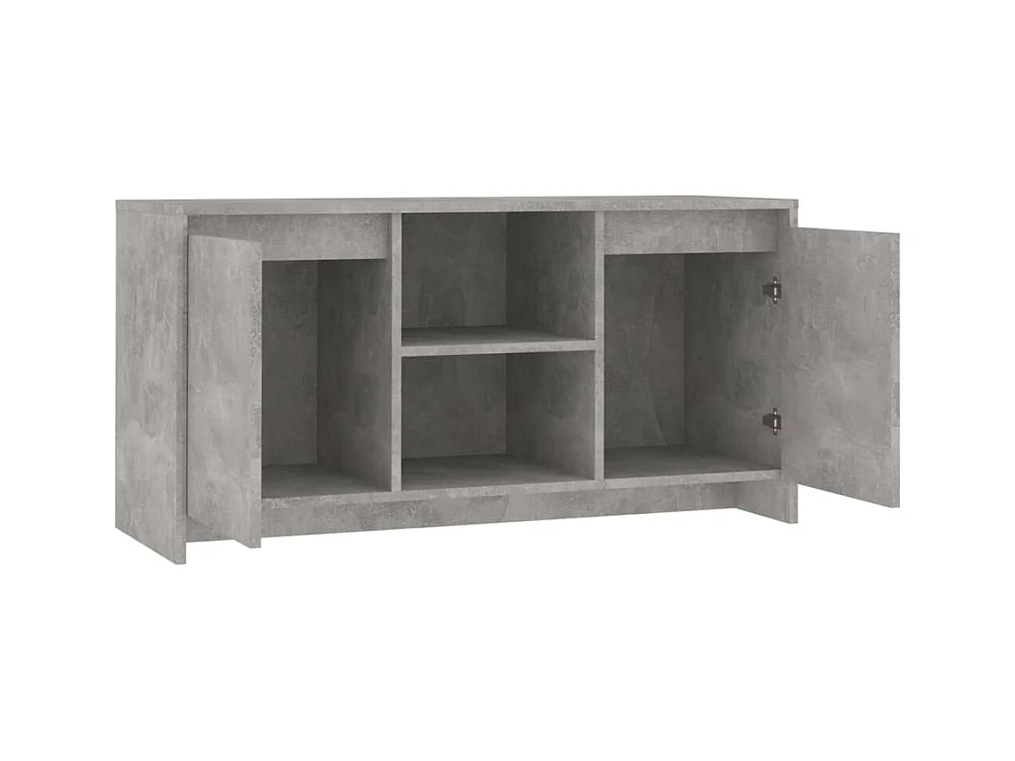 Meuble TV Gris béton 102x37,5x52,5