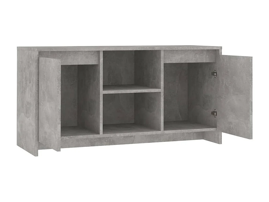 Meuble TV Gris béton 102x37,5x52,5