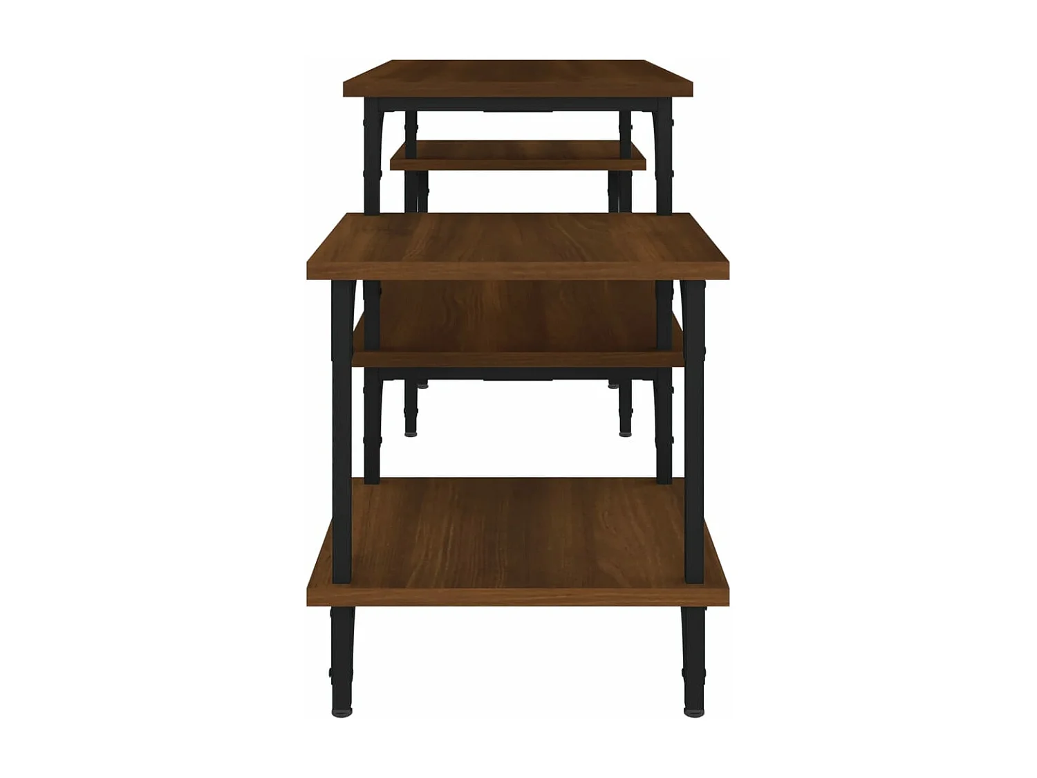 Meuble TV Chêne marron 117x35x52 Bois d'ingénierie