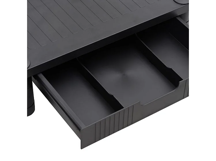 Support de moniteur Noir 43x30,5x13