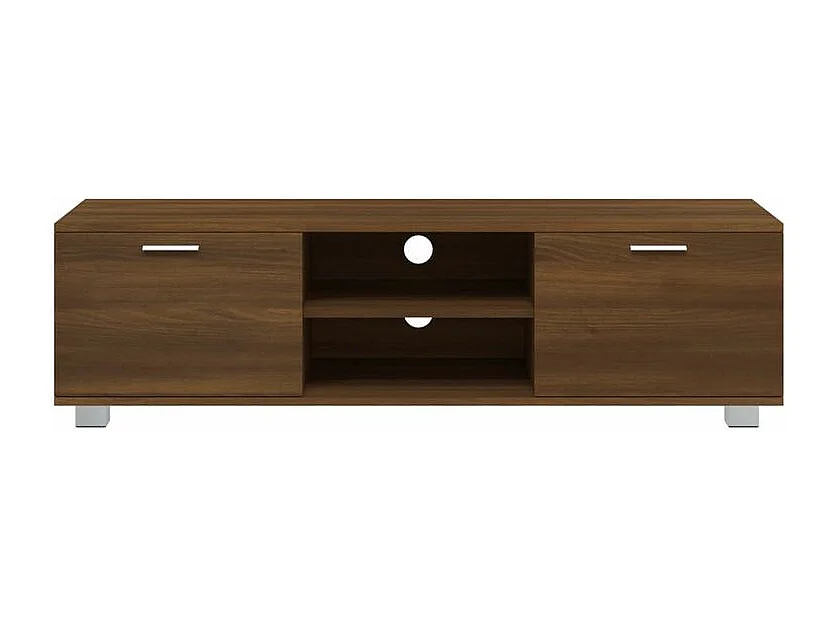 Meuble TV Chêne marron 140x40,5x35 Bois d'ingénierie