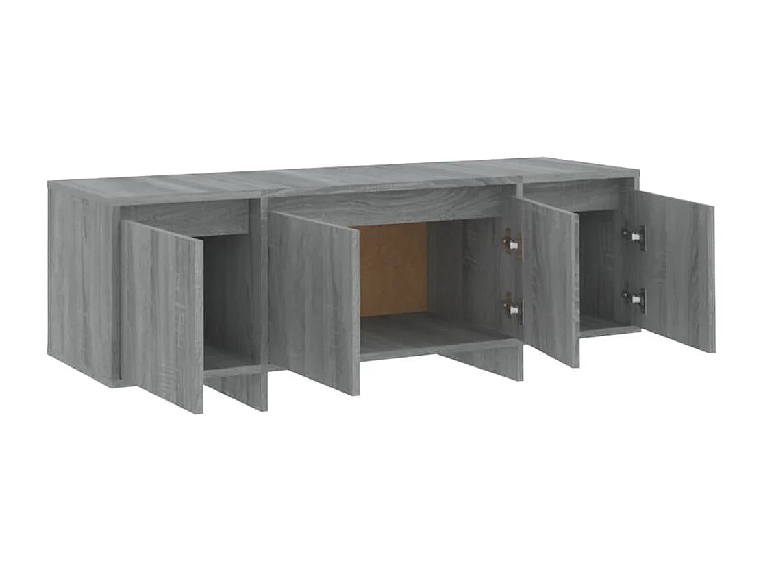 Meuble TV Sonoma gris 120x30x40,5