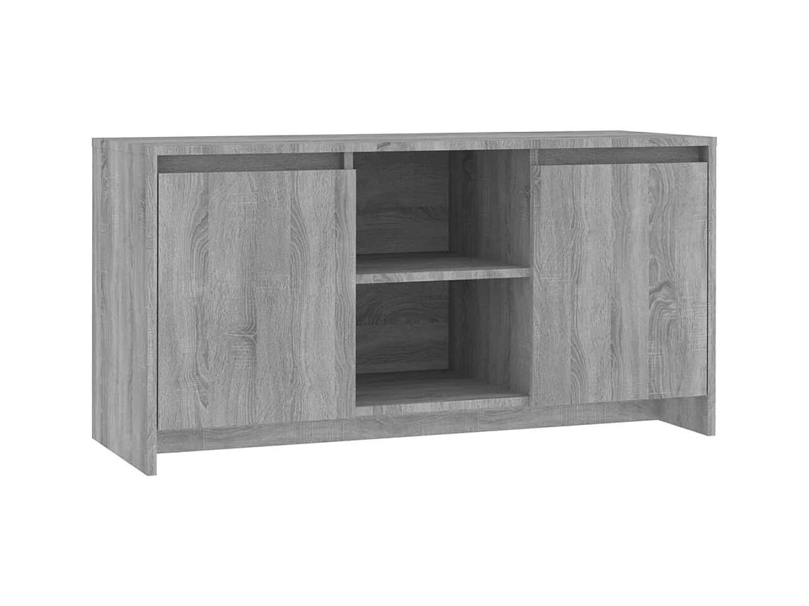 Meuble TV Sonoma gris 102x37,5x52,5