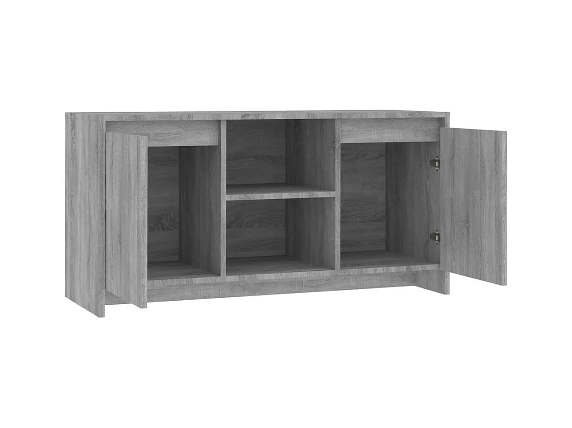 Meuble TV Sonoma gris 102x37,5x52,5