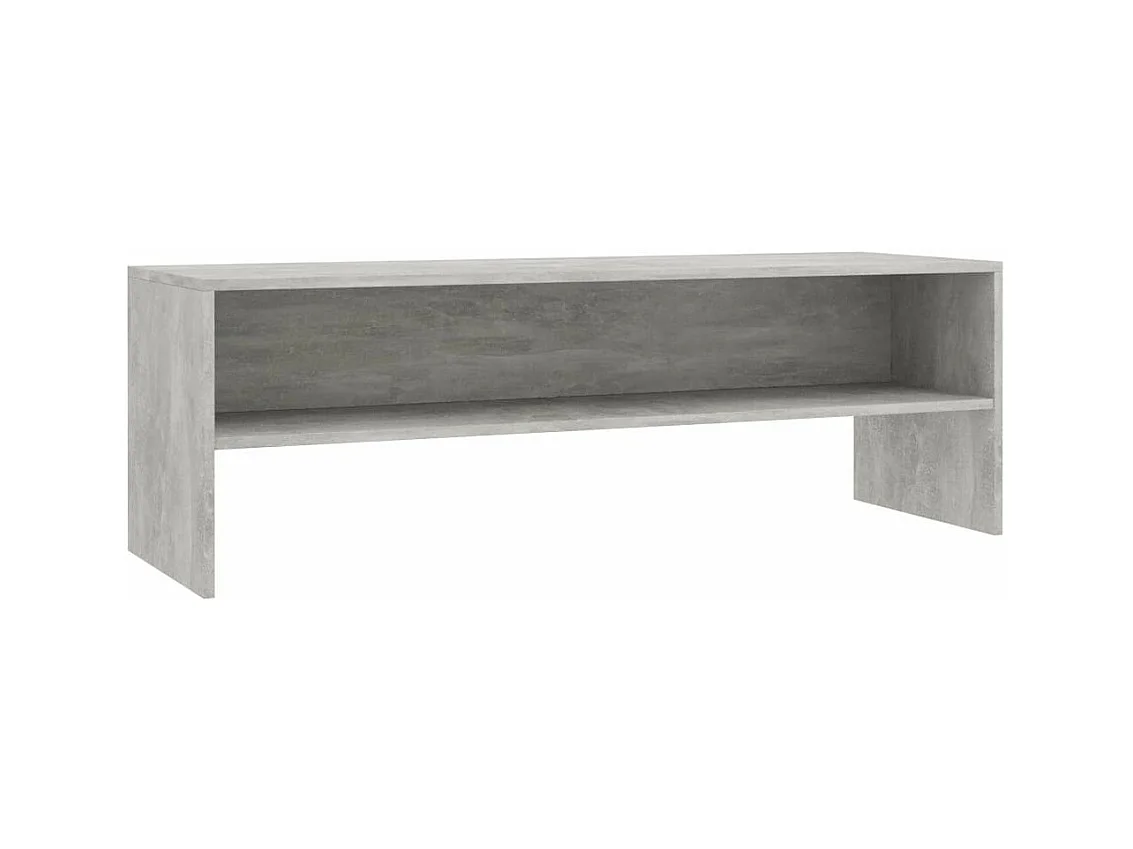 Meuble TV Gris cement 120 x 40x40