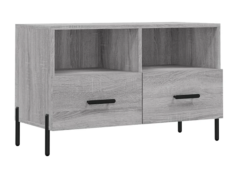 Meuble TV Sonoma gris 80x36x50 Bois d'ingénierie
