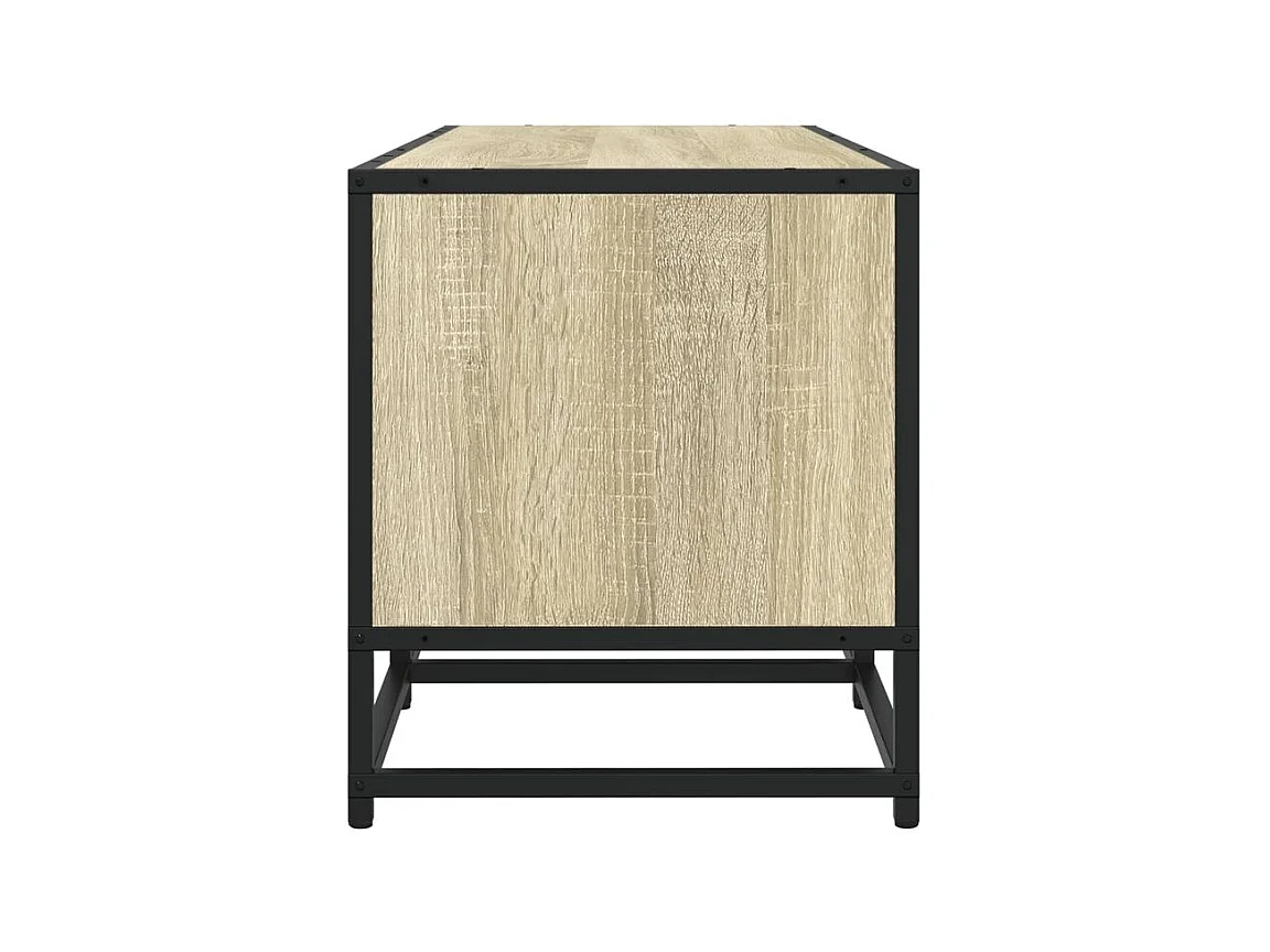 Meuble TV chêne sonoma 240x35x41 bois d'ingénierie