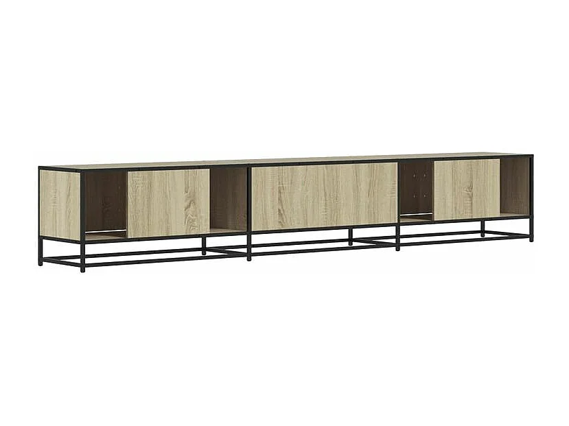 Meuble TV chêne sonoma 240x35x41 bois d'ingénierie