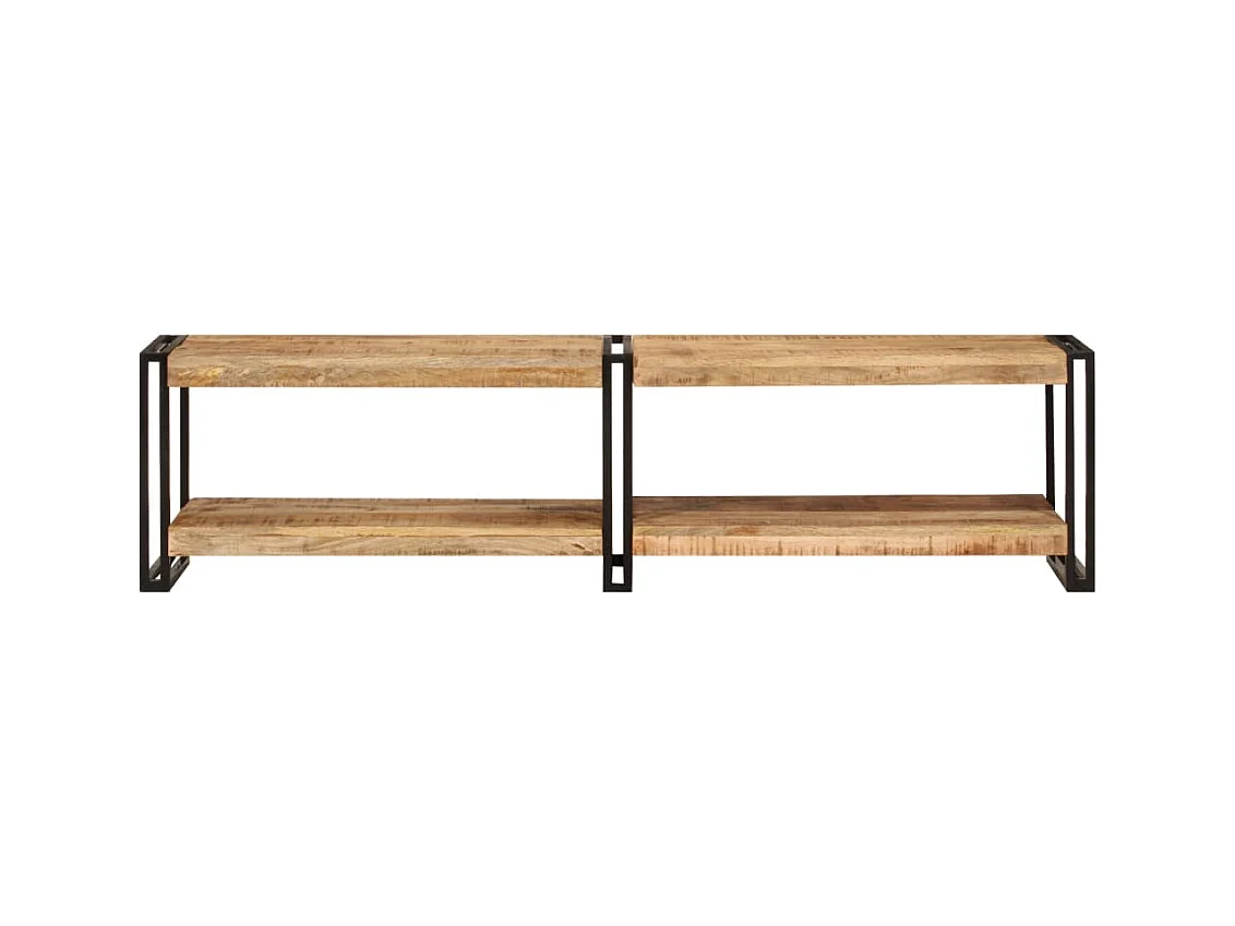 Meuble TV 160x30x40 bois massif de manguier