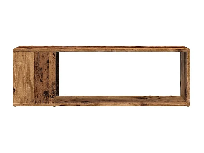 Meuble TV vieux bois 100x24x32 bois d'ingénierie