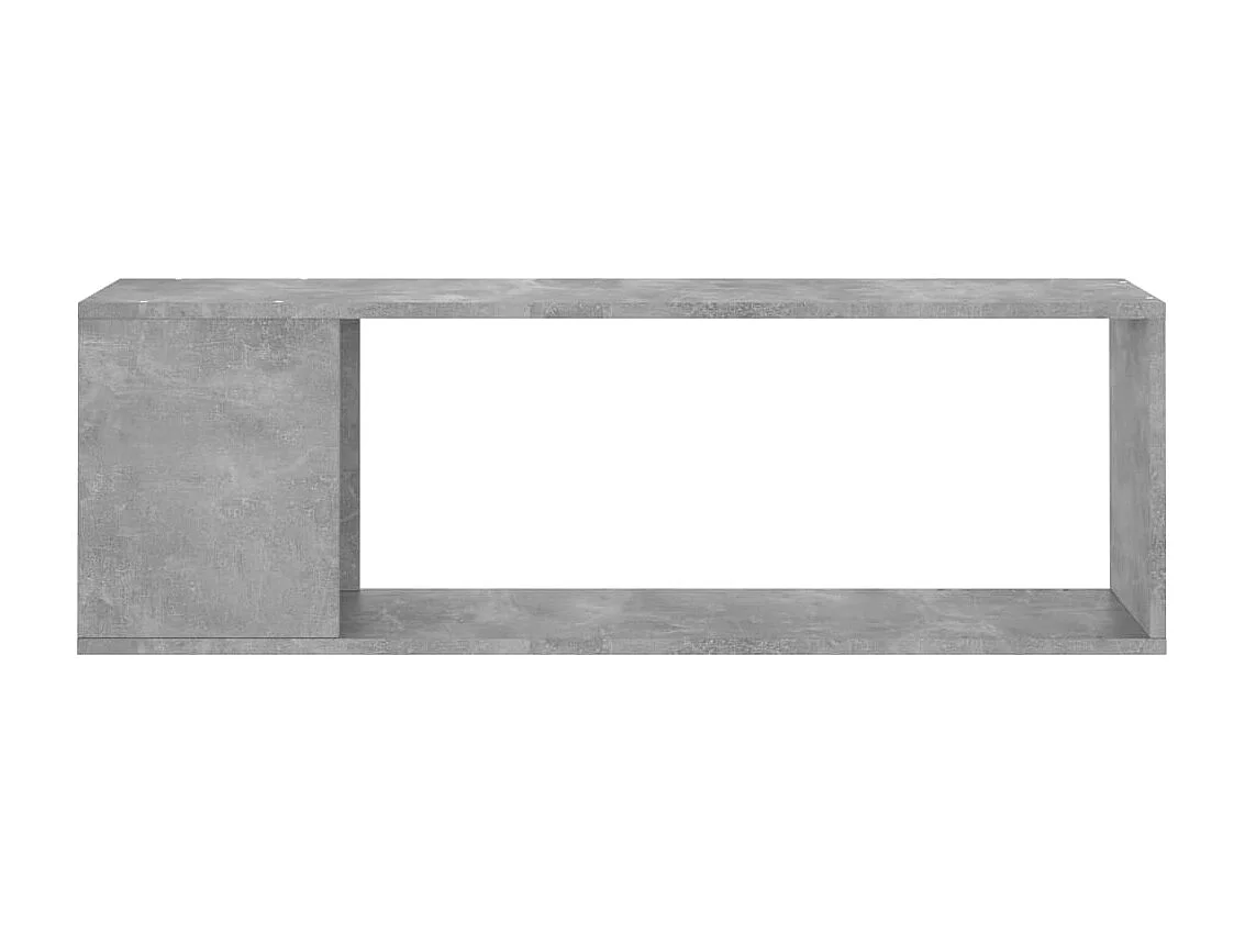 Meuble TV Gris béton 100x24x32