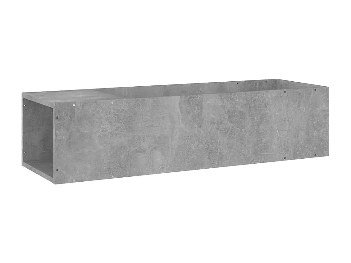 Meuble TV Gris béton 100x24x32