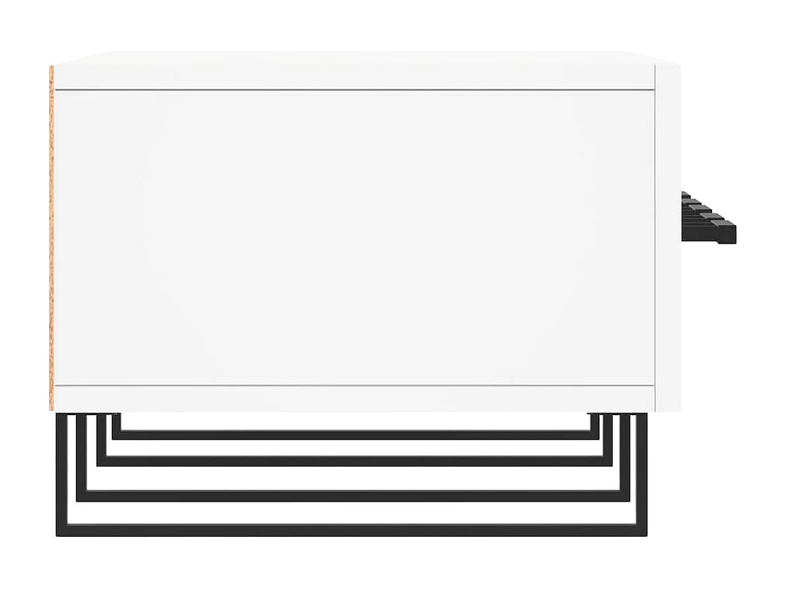 Meuble TV blanc 150x36x30 bois d'ingénierie