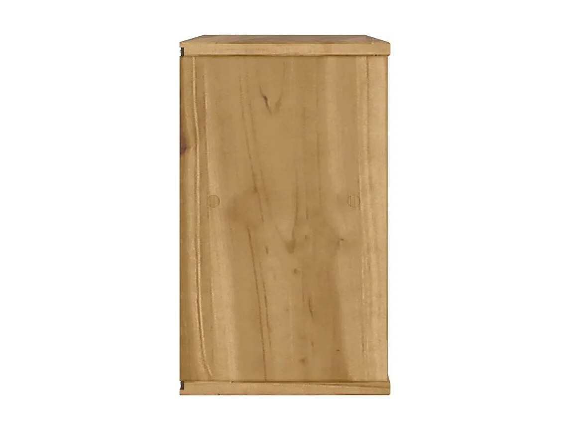 Meuble TV avec tiroir ODDA 79x24x40,5 bois massif pin