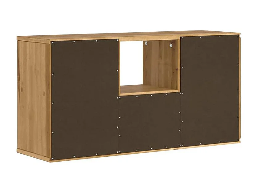 Meuble TV avec tiroir ODDA 79x24x40,5 bois massif pin