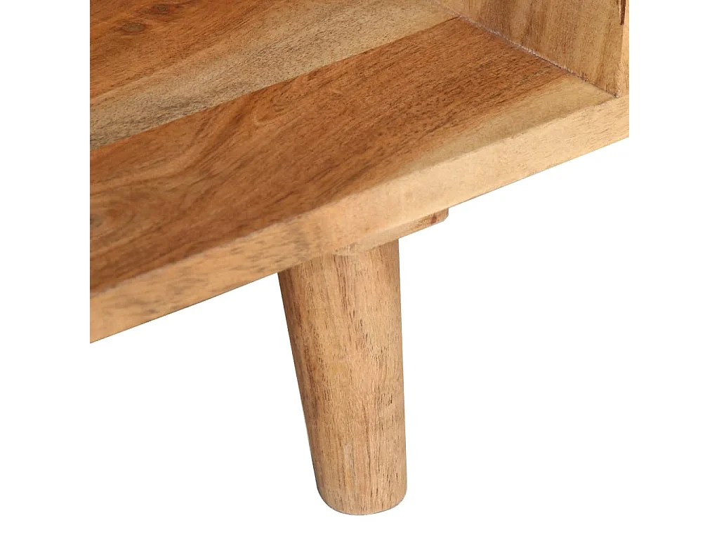 Meuble TV 115x30x39 Bois d'acacia massif