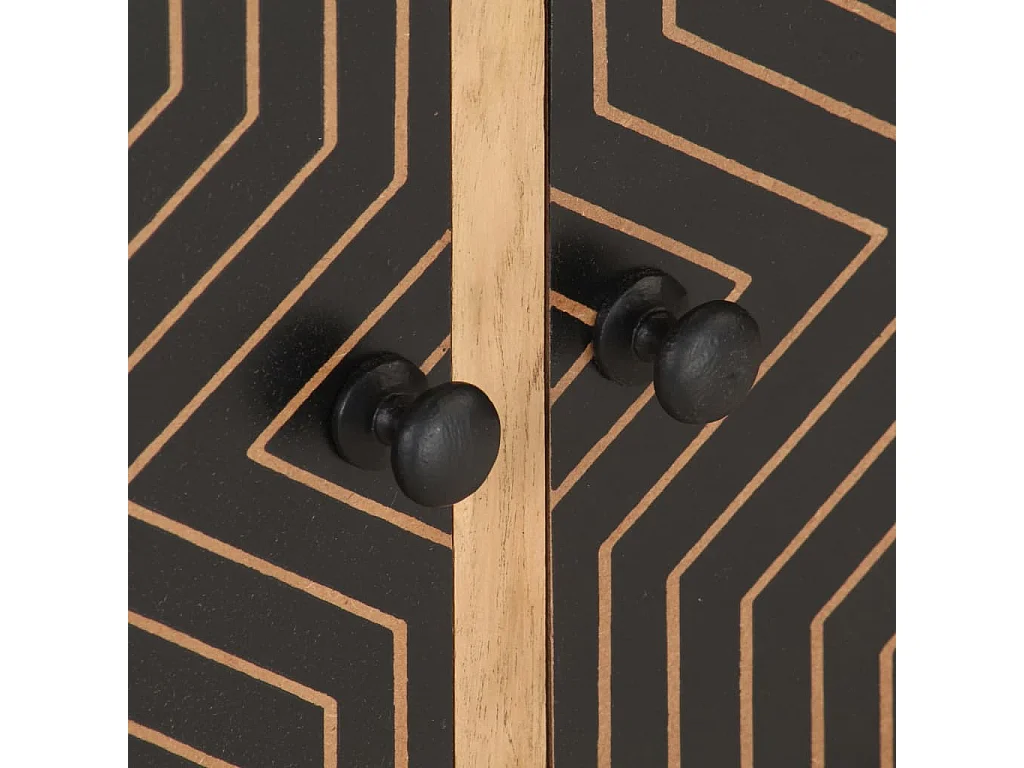 Meuble TV 115x30x39 Bois d'acacia massif