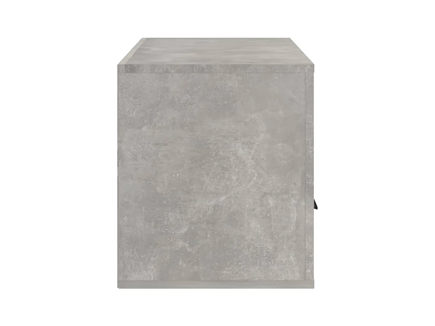 Meuble TV Gris béton 100x35x40 Bois d'ingénierie