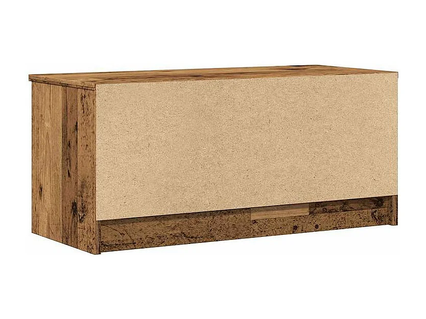 Meuble TV vieux bois 80x35x36,5 bois d'ingénierie