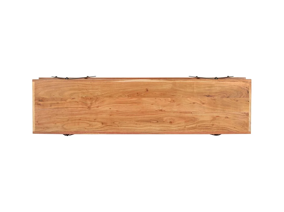 Meuble TV 160x40x50 Bois d'acacia solide