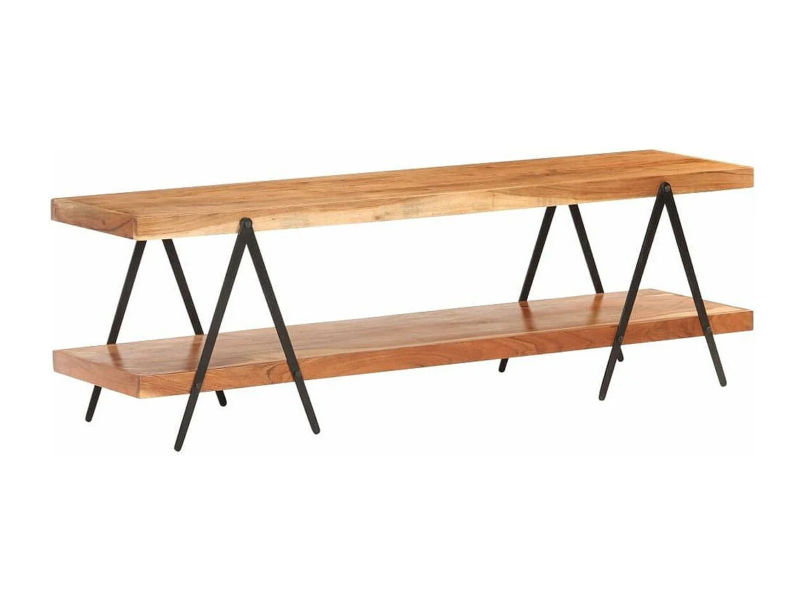 Meuble TV 160x40x50 Bois d'acacia solide