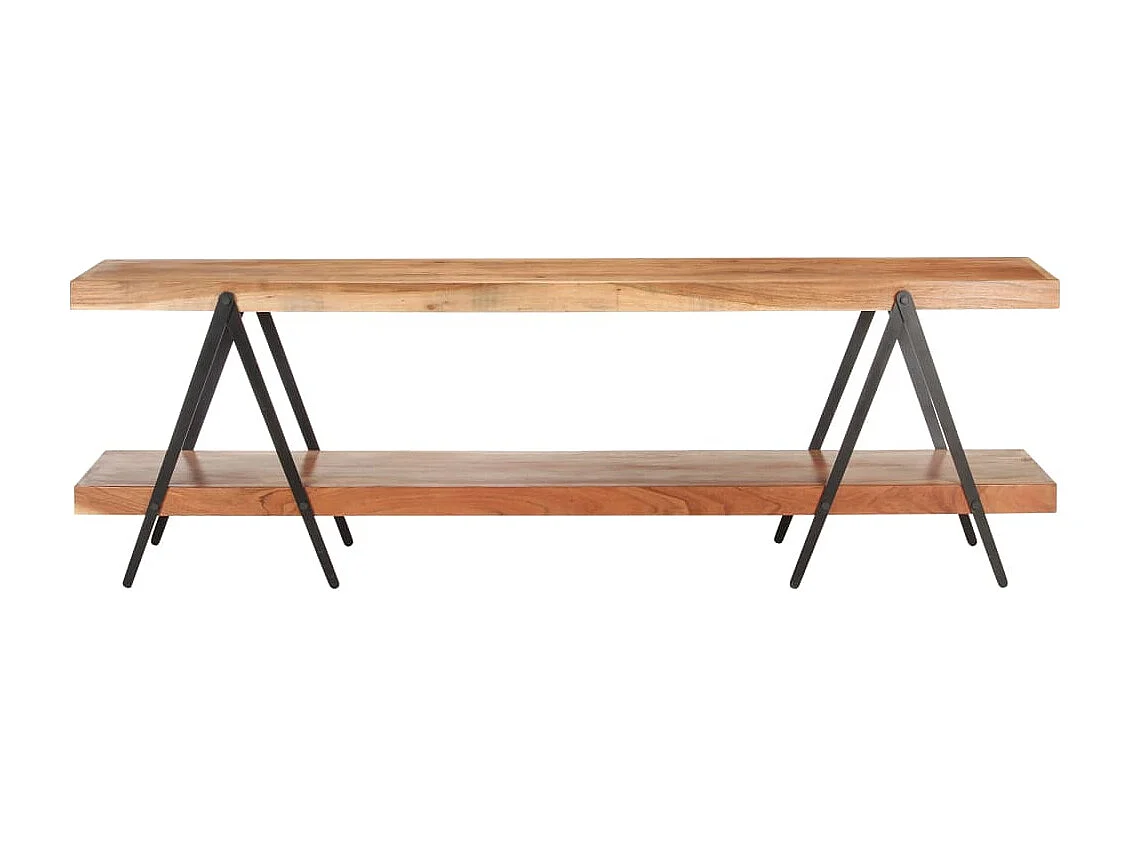 Meuble TV 160x40x50 Bois d'acacia solide