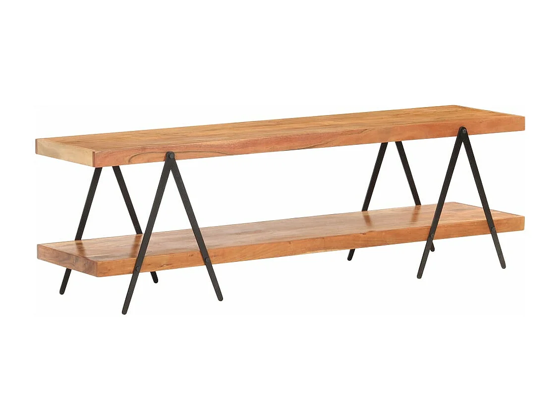 Meuble TV 160x40x50 Bois d'acacia solide