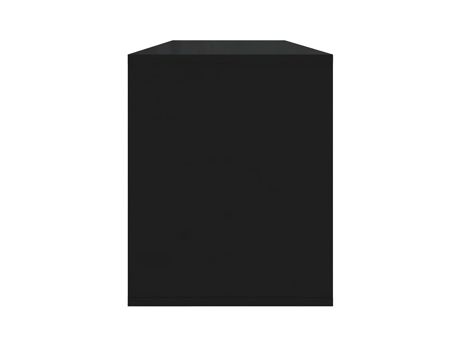 Meuble TV Noir 130x35x50