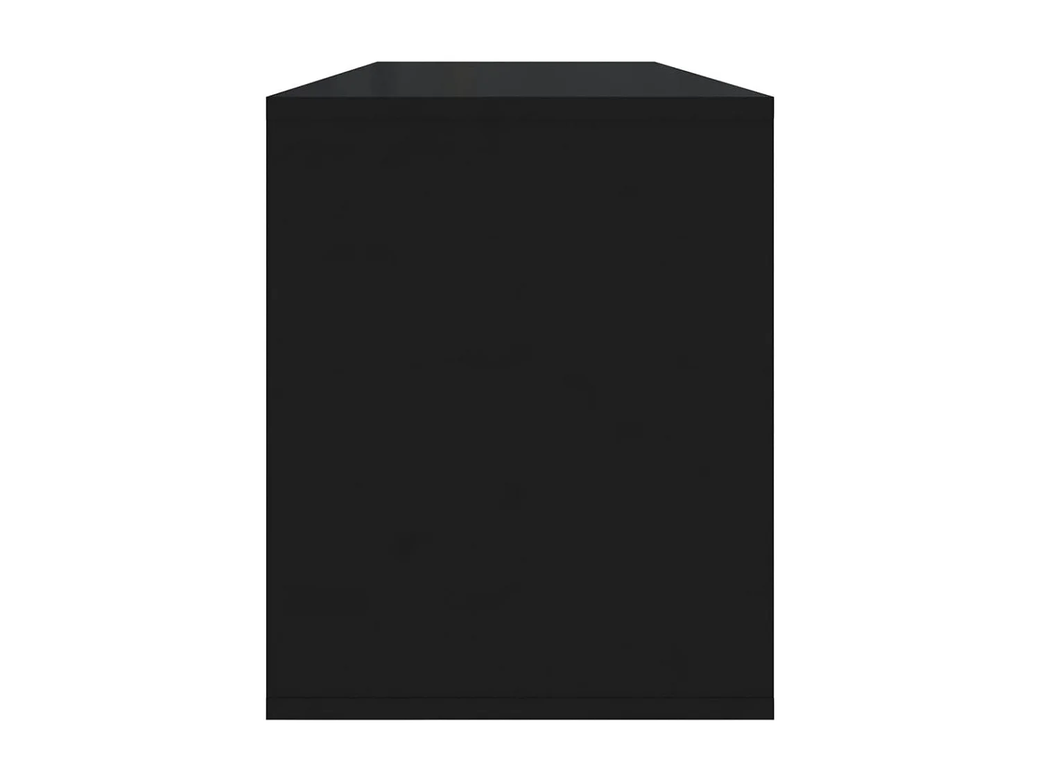 Meuble TV Noir 130x35x50