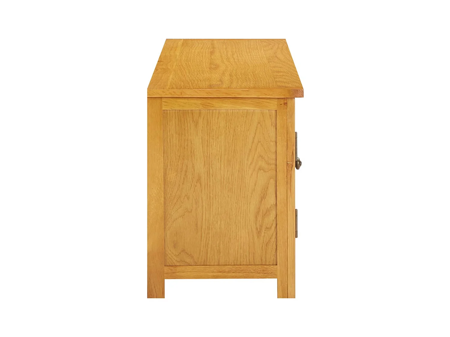 Meuble TV 110x35x44 Bois de chêne massif