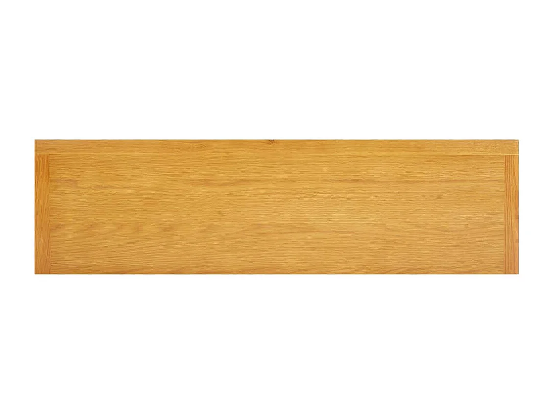 Meuble TV 110x35x44 Bois de chêne massif
