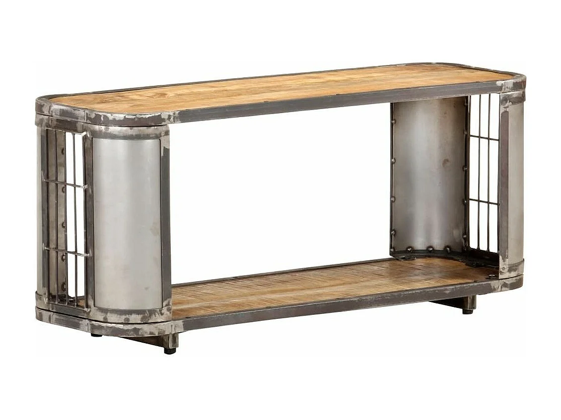 Meuble TV 90x30x40 Bois de manguier massif Kizzo 90