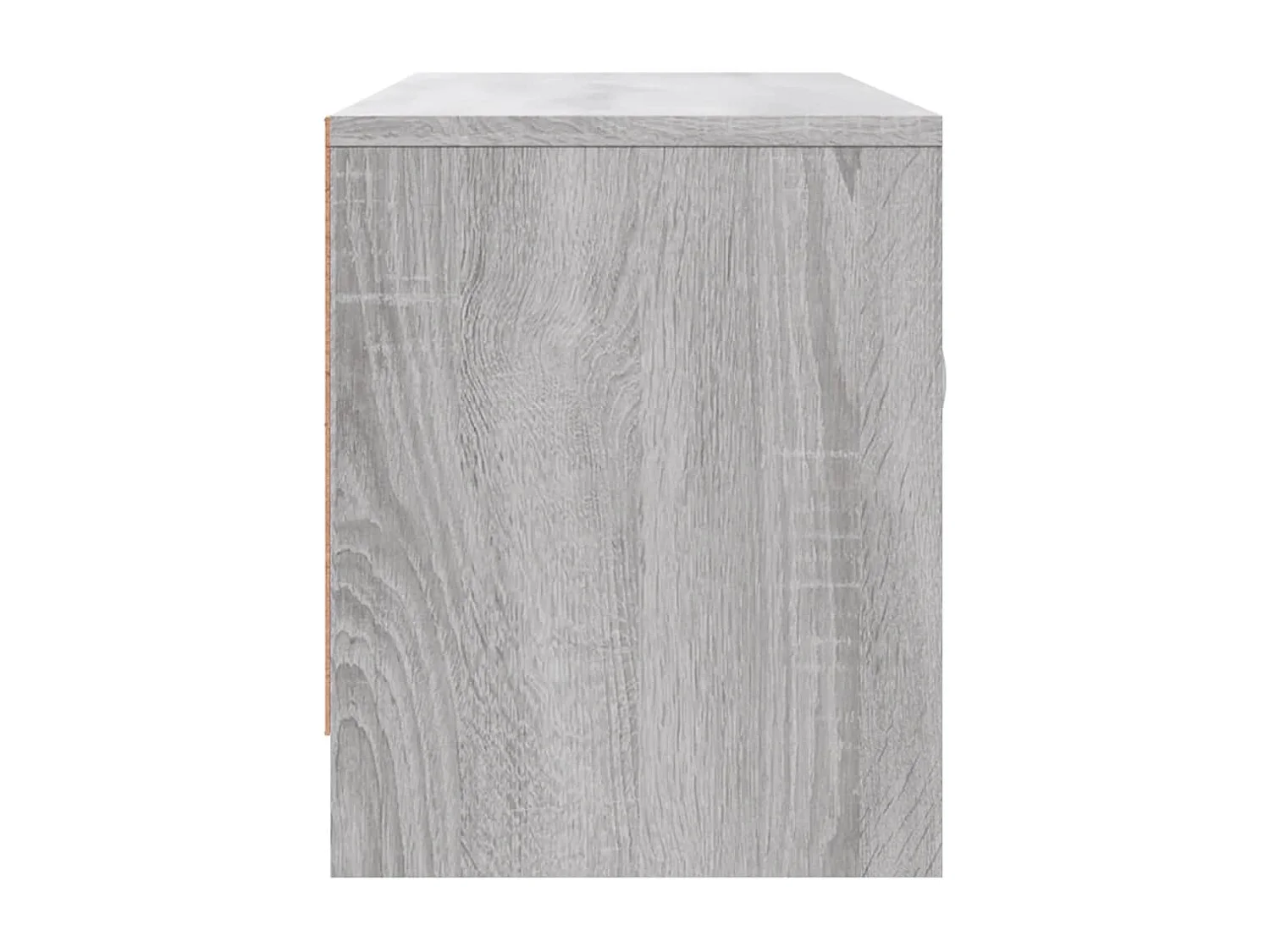 Meuble TV sonoma gris 102x30x37,5 bois d'ingénierie