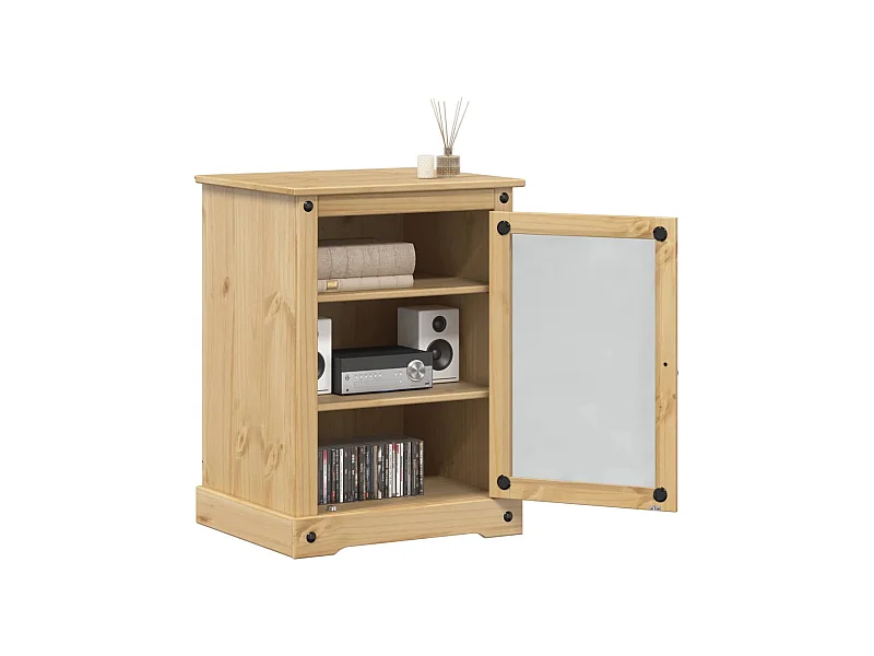 Meuble HiFi Corona 60x50x82 bois de pin massif