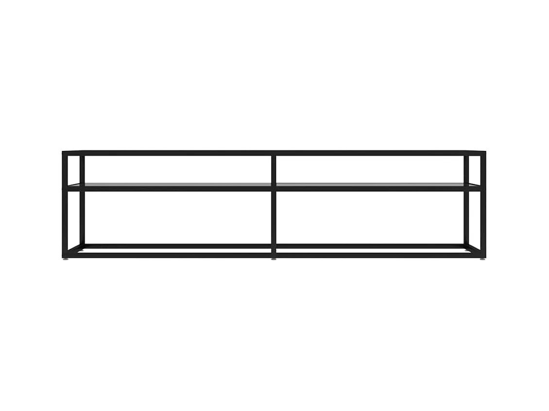 Meuble TV Transparent 160x40x40,5 Verre trempé