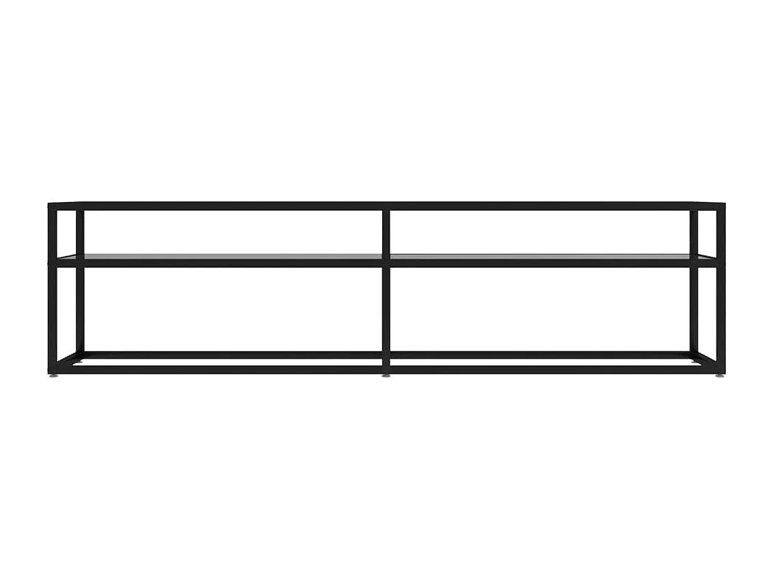 Meuble TV Transparent 160x40x40,5 Verre trempé