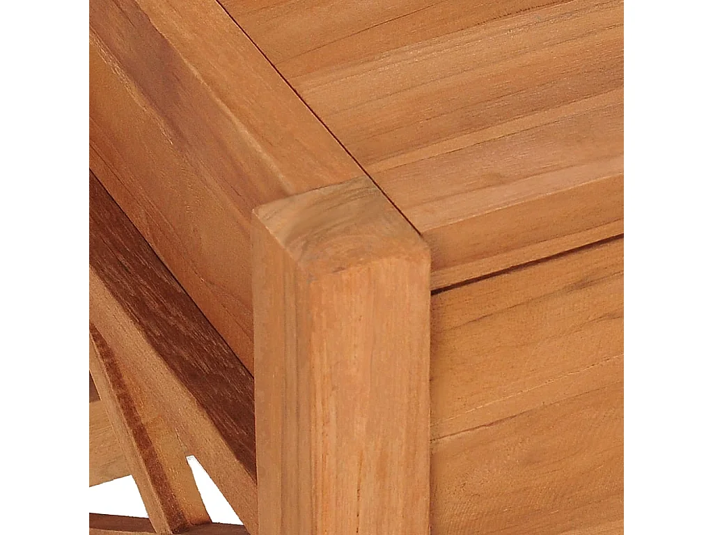 Meuble TV 100x40x45 Bois de teck recyclé