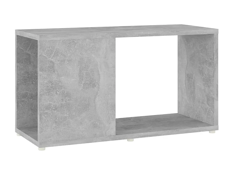 Meuble TV Gris béton 60x24x32
