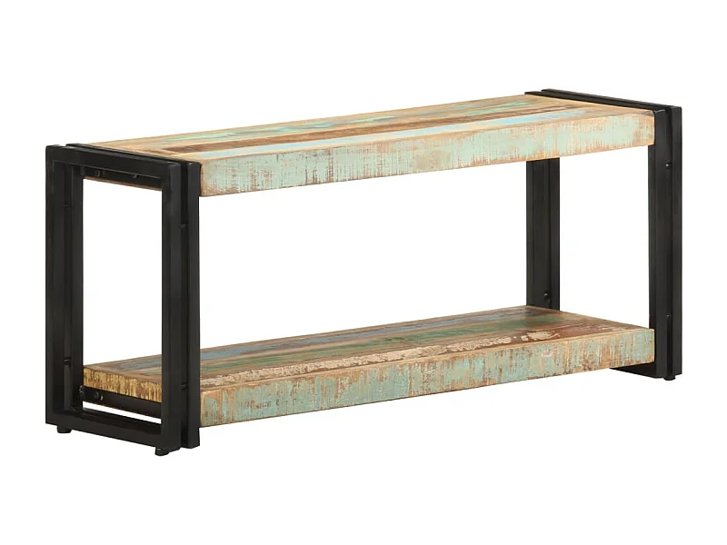 Meuble TV 90x30x40 Bois de récupération massif