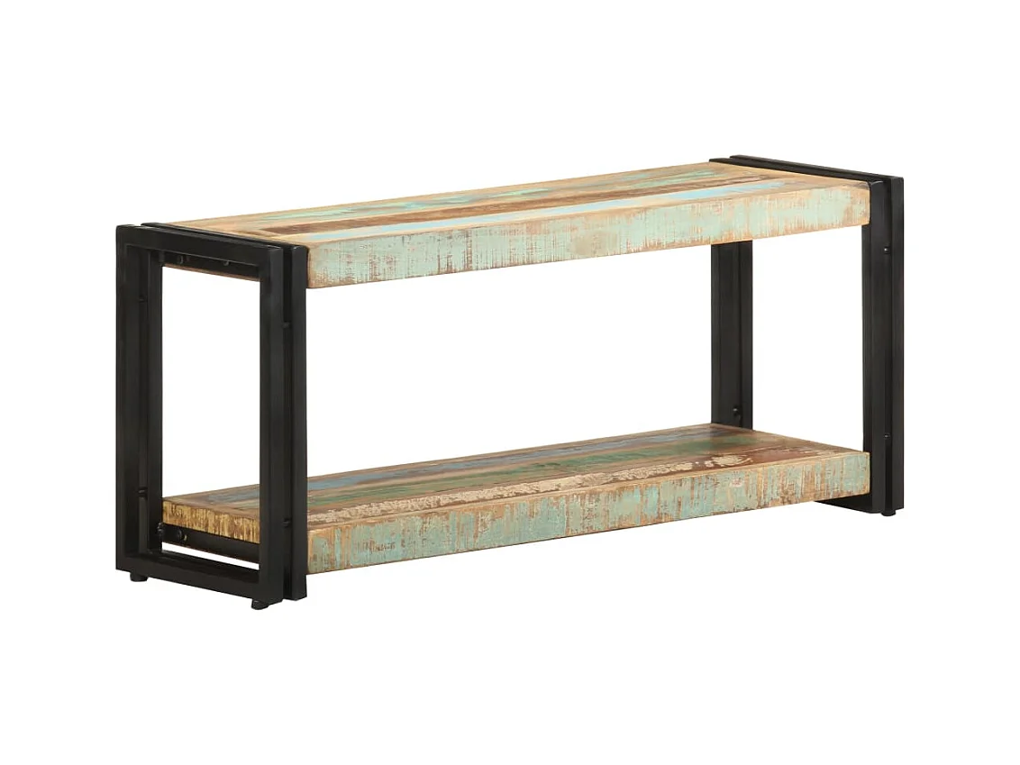 Meuble TV 90x30x40 Bois de récupération massif