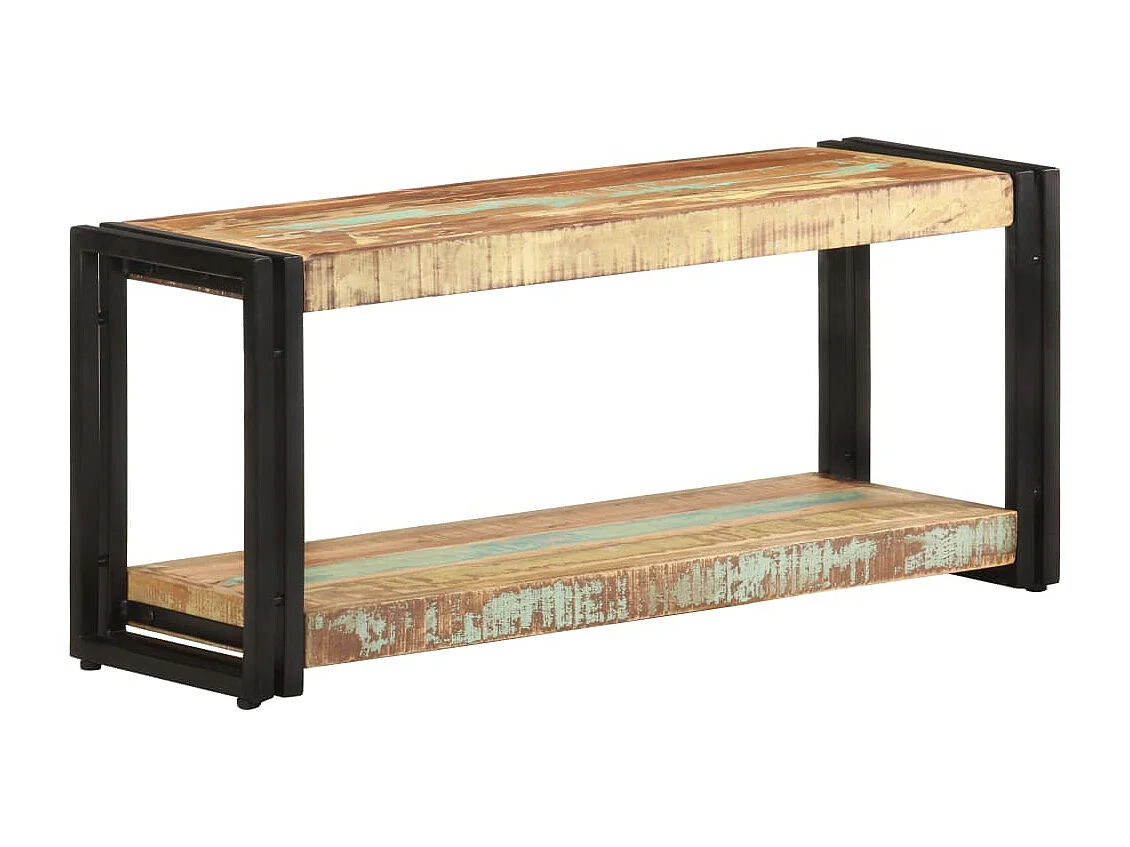 Meuble TV 90x30x40 Bois de récupération massif