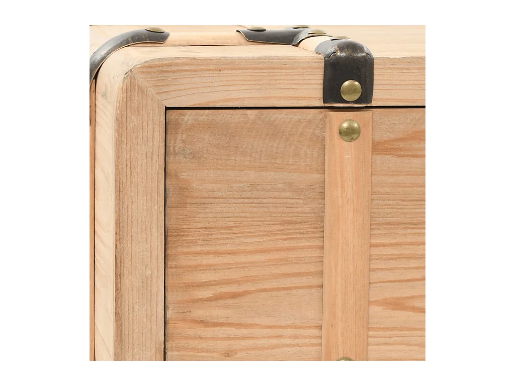 Meuble TV 110x33x35 Bois de sapin massif