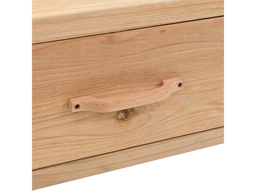 Meuble TV 110x33x35 Bois de sapin massif