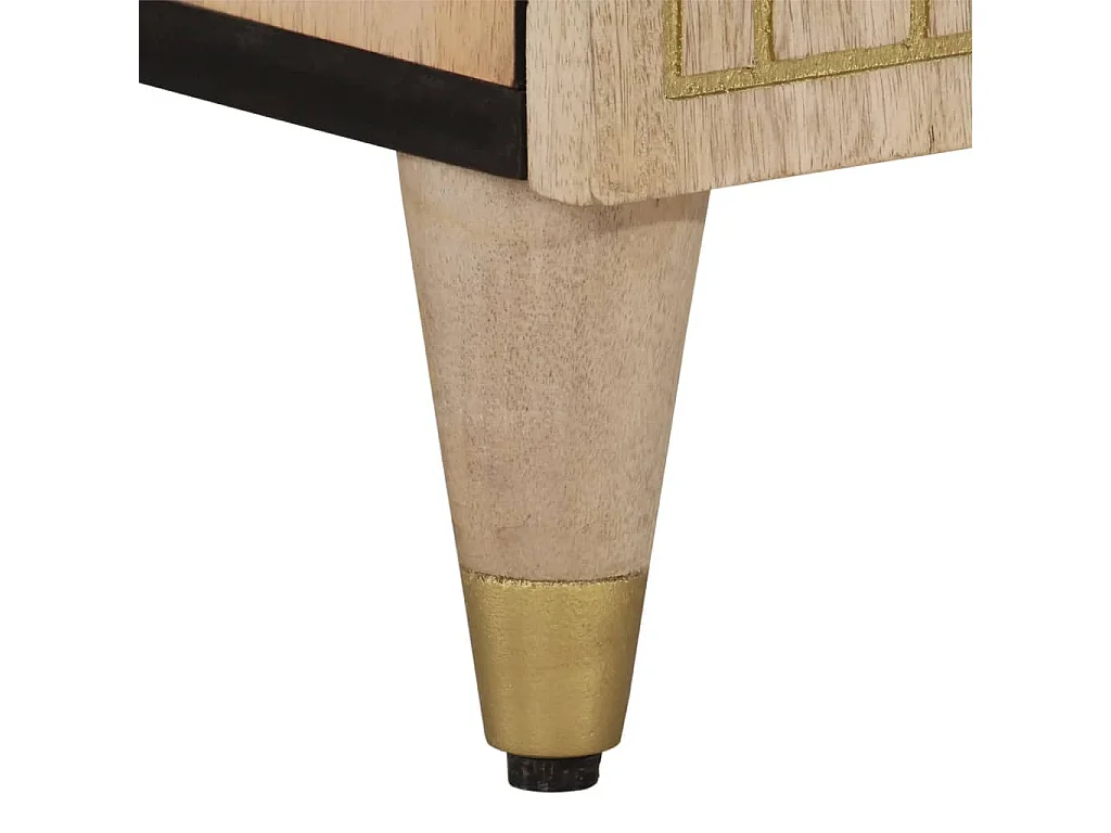 Meuble TV 80x31x46 bois massif de manguier