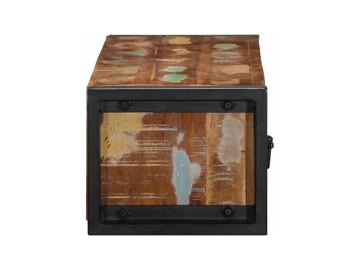 Meuble TV 100x30x25 Bois de récupération solide