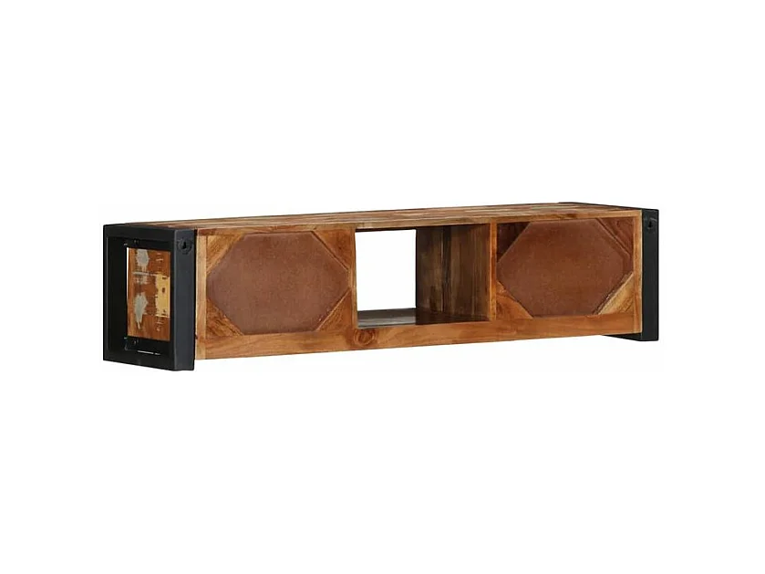 Meuble TV 100x30x25 Bois de récupération solide