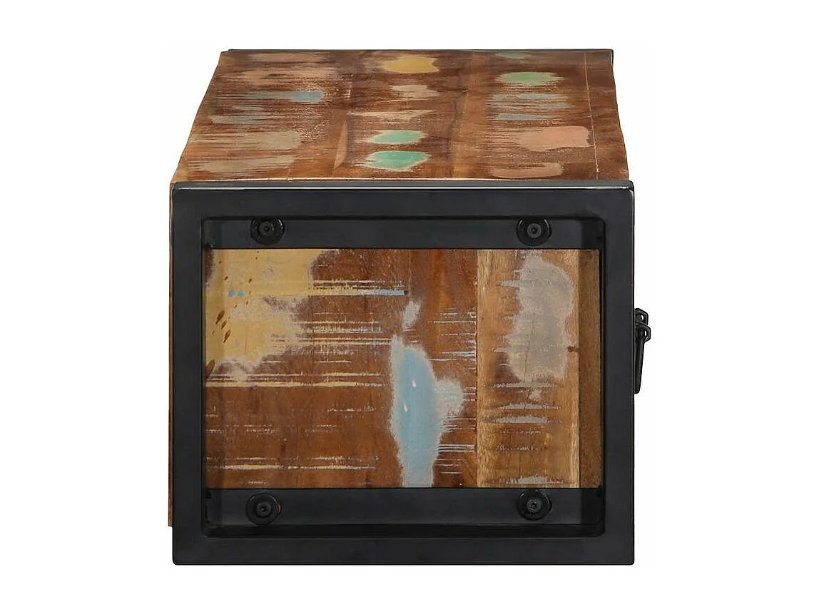 Meuble TV 100x30x25 Bois de récupération solide