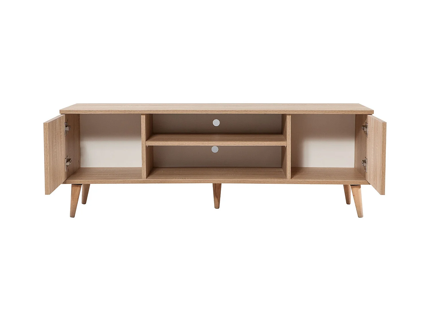 Mueble de TV de roble Sonoma – 140 cm – 100% melamina